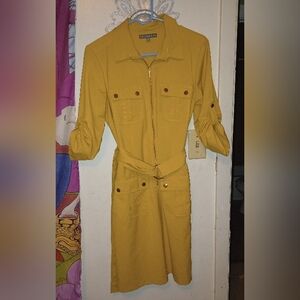 Sharagano utility dress